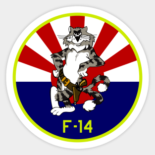 F-14 Tomcat Sun Rise Baby! Sticker